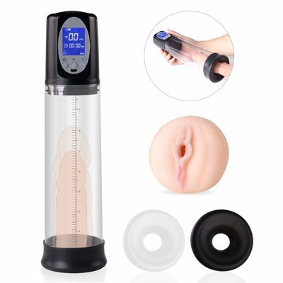 증명되는 29cm 자동적인 Mens 성 장난감 LCD 디스플레이 동전 확대 펌프 ROHS