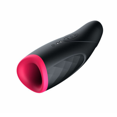 난방 장치 빠는 현실적인 남성 자위 장난감 22cm USB 충전