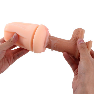 질 모양 남성 자위 장난감 13cm 재사용할 수 있는 현실적 IPX7