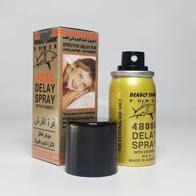 Herbal Deadly Shark 48000 딜레이 스프레이 40ml 강력한 비타민 E 함유