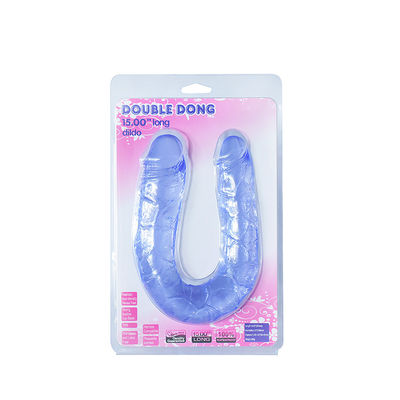 15in 두 배 끝 꿀 성 장난감 현실적 딜도 라구 딜도 연약한 TPE 남근