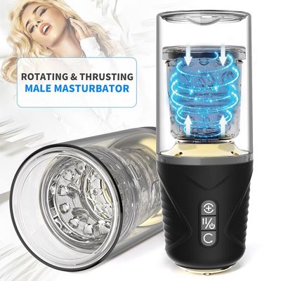 남자를 위한 TPE 아BS 흡입 컵 진동기 300rpm 자위 컵