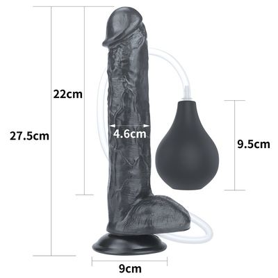 11 인치 22cm 현실적인 사정 딜도 라구 딜도 방수 자위