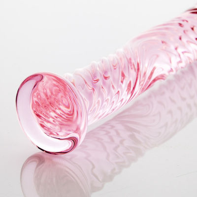 17cm 거대한 수정같은 유리제 성 장난감 인공적인 딜도 승인되는 냄새 세륨 없음