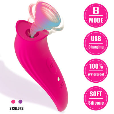 로즈 성인 섹스 바이브레이터 젖꼭지 강력한 Clit 빨판 진공 자극기 12.5cm