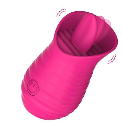 USB 충전 로즈 레드 진동기 섹스 토이 계란 전기 핥는 마사지 7000RPM