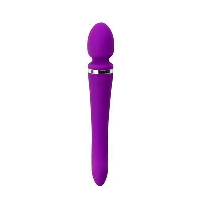 10 강력한 침묵하는 마술 지팡이 이중 모터 22cm 피부 친화적인 속도를 높입니다