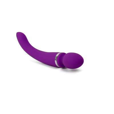 10 강력한 침묵하는 마술 지팡이 이중 모터 22cm 피부 친화적인 속도를 높입니다