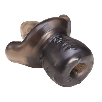 흡입 컵이있는 150mm 커플 엉덩이 플러그 실리콘 항문 구슬