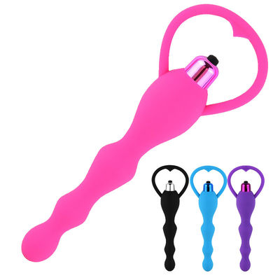방수 여성 항문 섹스 토이 게이 전립선 마사지 엉덩이 플러그 18cm