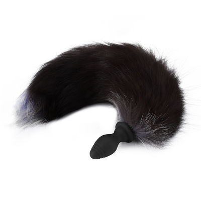 여자 BDSM 게임을 위한 OEM 원격 제어 폭시 꼬리 마개 항문 45cm