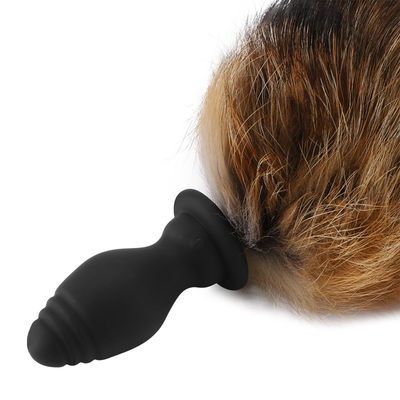 여자 BDSM 게임을 위한 OEM 원격 제어 폭시 꼬리 마개 항문 45cm