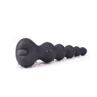 원격 제어 항문 섹스 토이 항문 구슬 플러그 이중 진동 16cm