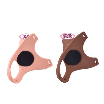 동 26cm 가동 가능한 피부 친절한 남근 소매에 조정가능한 빈 결박