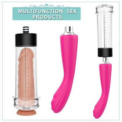 전기는 남근 Mens 성 장난감 LCD 디스플레이 USB 재충전용 15cm를 확대합니다