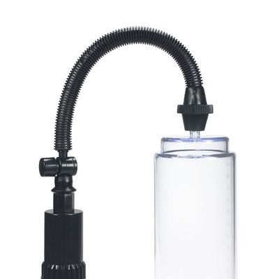 남자를 위한 까만 현실적 25CM Mens 성 장난감 음경 진공 펌프