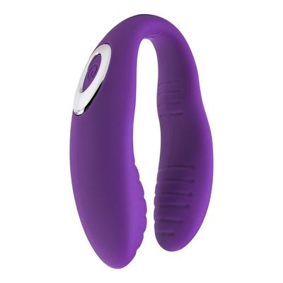 USB 충전식 U 모양 여자 섹스 토이 10 속도 11cm 길이