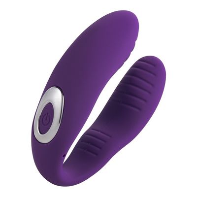 USB 충전식 U 모양 여자 섹스 토이 10 속도 11cm 길이