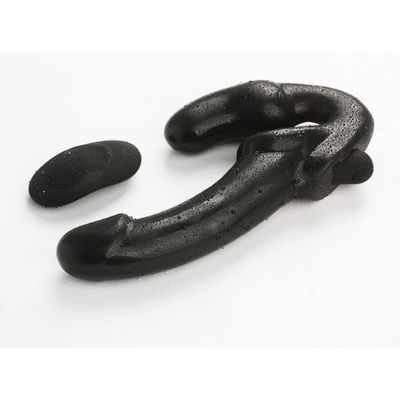 10 속도 레즈비언 실리콘 더블 동 24.5cm 무선 원격 제어