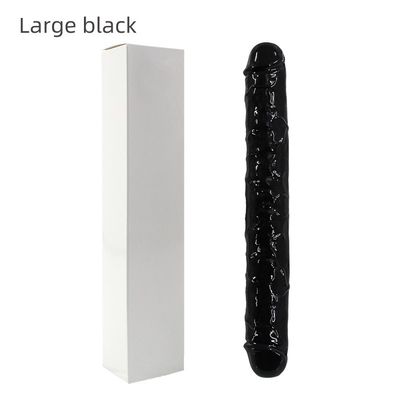 여자를 위한 실리콘 현실적 LGBT 성 장난감 두 배 머리 비 진동기 37.4cm