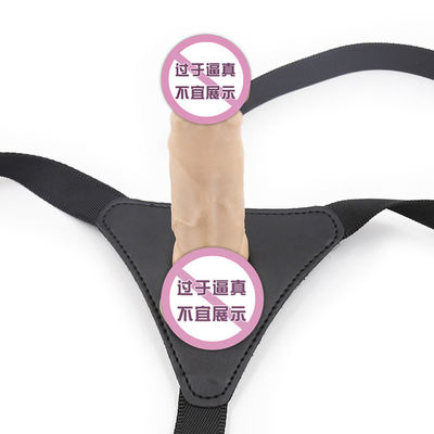 커플을 위한 남근 ​​10cm에 육체 두 배 딜도 LGBT 성 장난감 결박